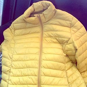 Yellow light weight jacket